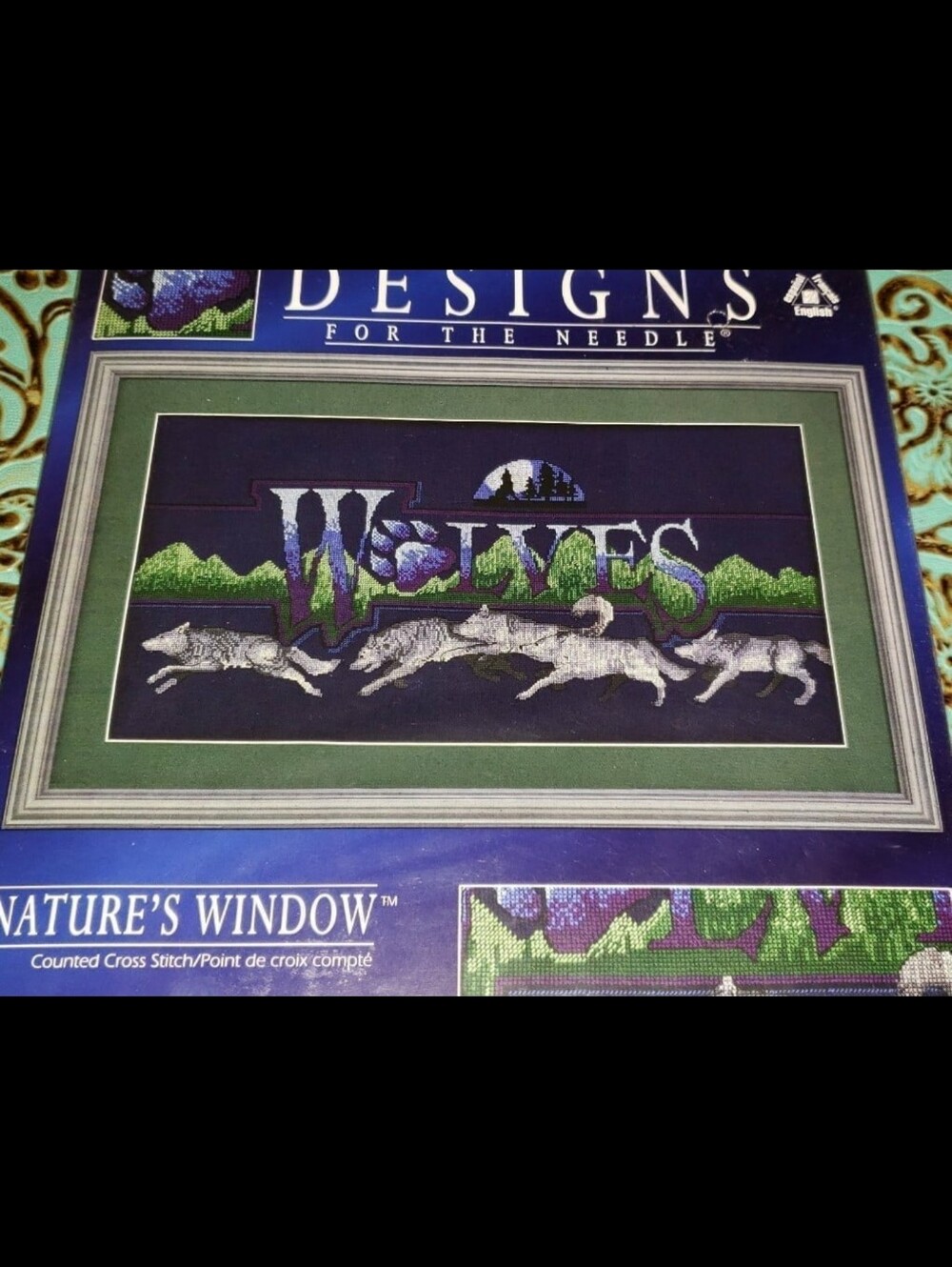 Nature's Window Wolves Counted Cross-Stitch Kit